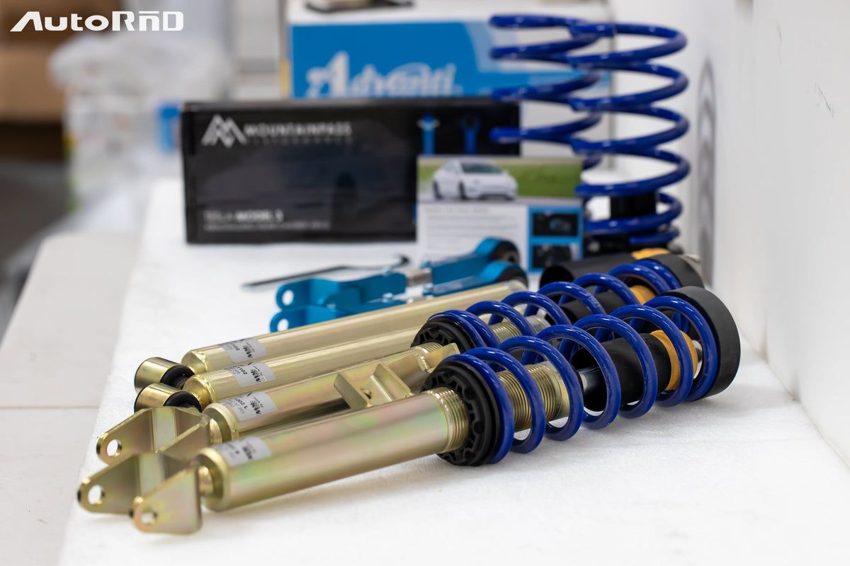 MPP KW Model Y PLUSH Comfort Fixed Damping Coilovers Package Installed