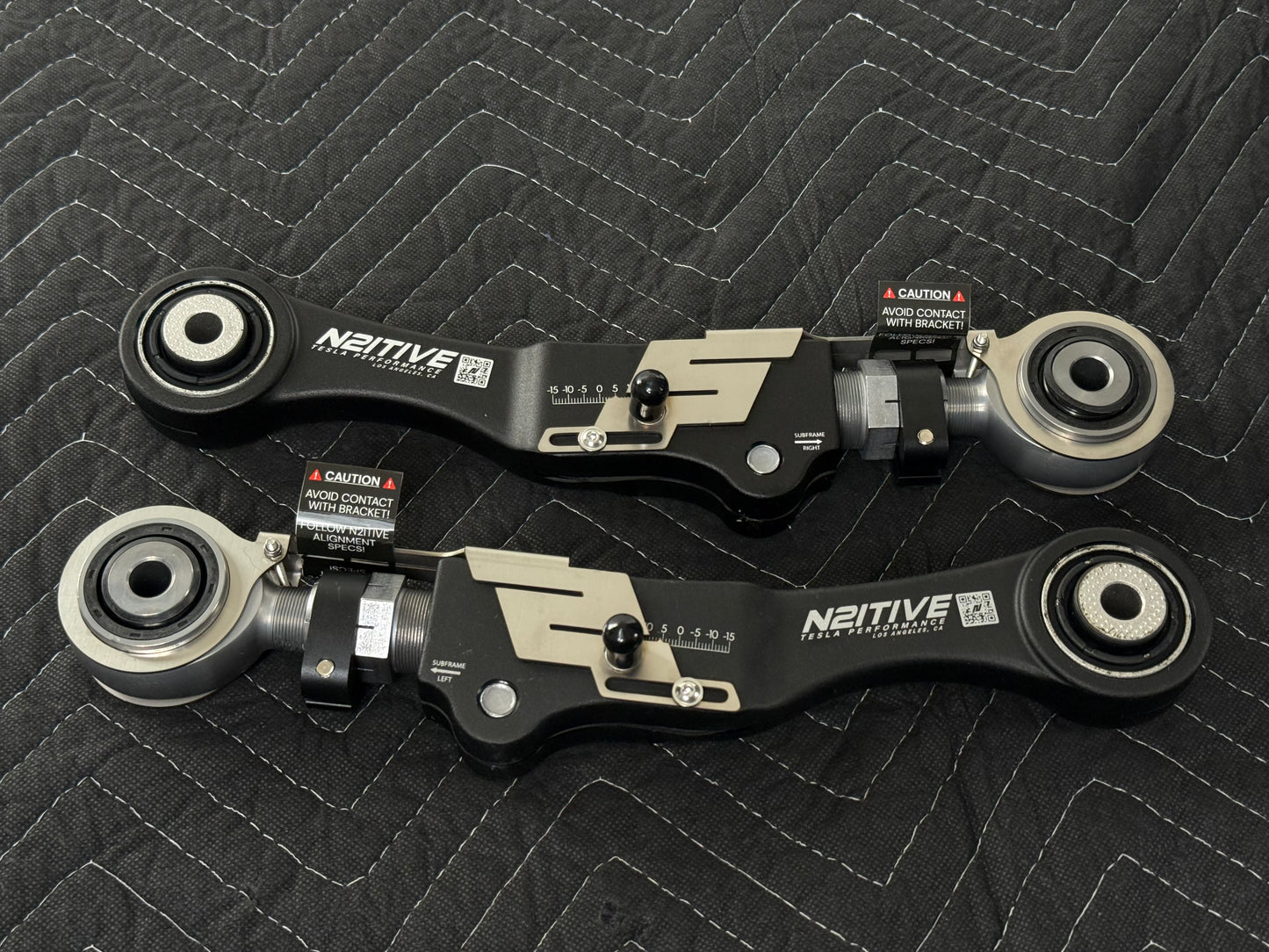 N2itive SX-2 Rear Adjustable Camber Arms (1 PAIR) For Tesla Model S/X, 2012 – 2020