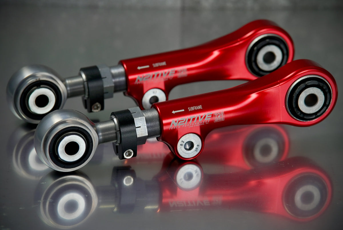 N2itive TSX-2 Rear Adjustable Toe Arms (1 PAIR) For Tesla Model S/X, 2012 – 2020