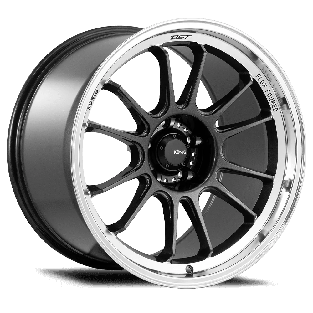 Konig Hypergram Metallic Carbon w/ Machined Lip 18"