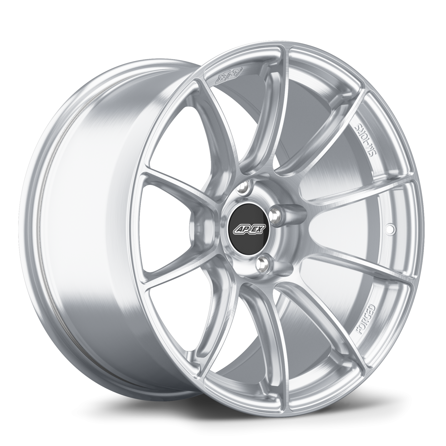 APEX SM-10RS Forged Wheels Brushed Clear | Tesla Model 3/Y