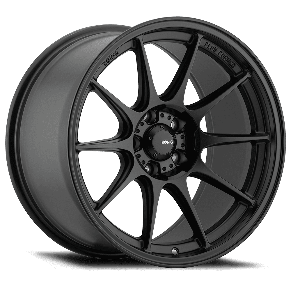 Konig Dekagram Semi Matte black 18" / 19" (Set of four)