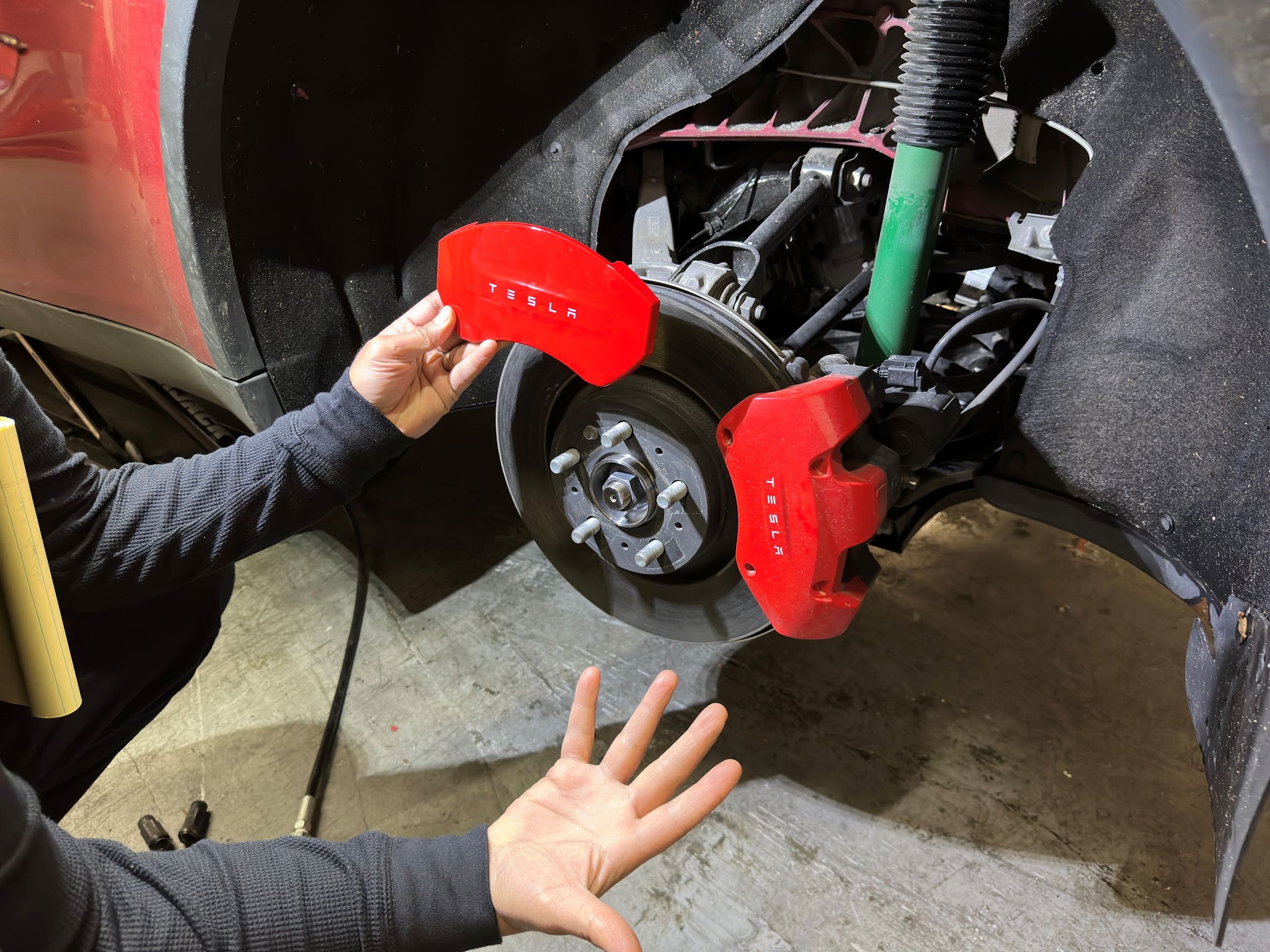 Tesla Model Y Performance Has Smaller Rear Brake Calipers With