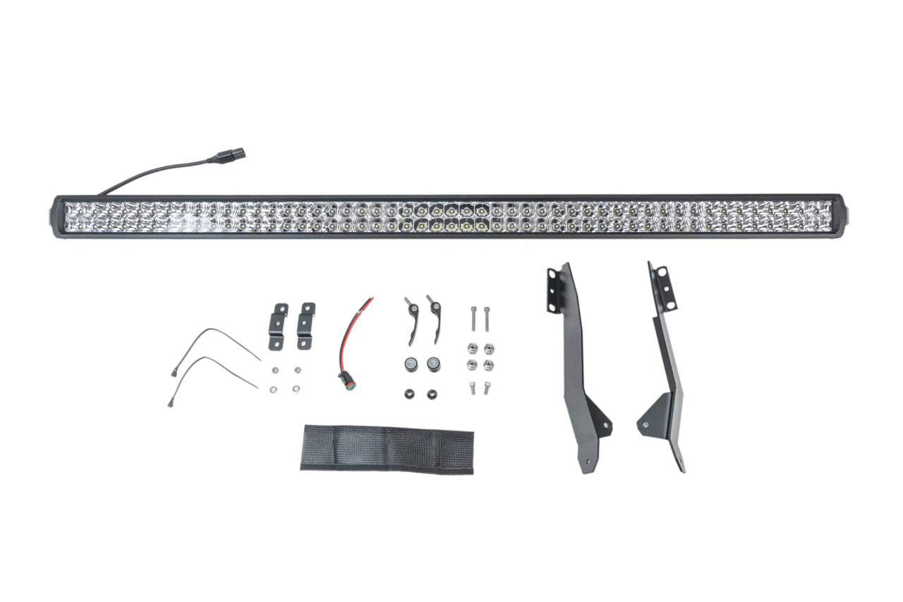 T Sportline - Tesla Cybertruck 50" LED Off Road Light Bar with Roof Top Quick Disconnect Kit