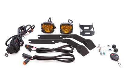 (GEN 2): Team 1EV LED Pod A-Pillar Ditch Lights System with Morimoto 4Bangers Rivian R1T / R1S