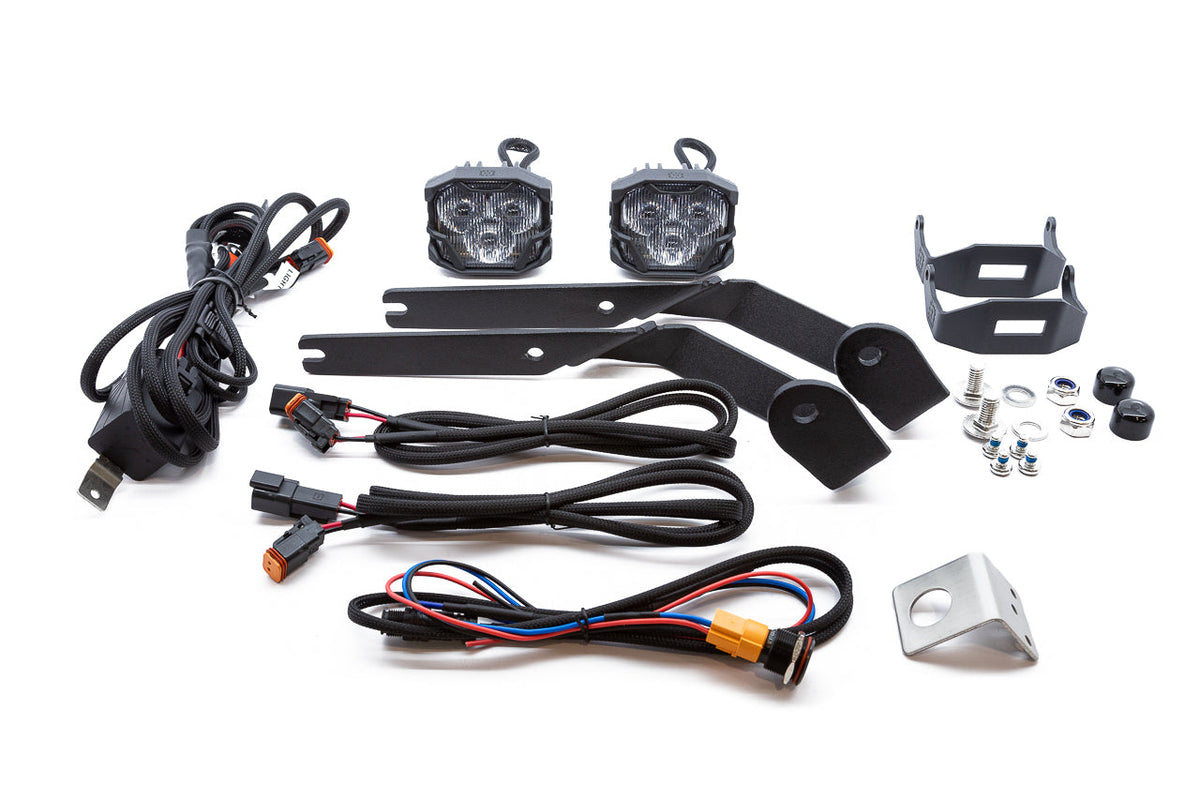(GEN 2): Team 1EV LED Pod A-Pillar Ditch Lights System with Morimoto 4Bangers Rivian R1T / R1S