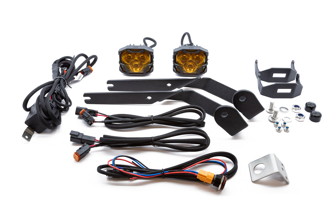 (GEN 2): Team 1EV LED Pod A-Pillar Ditch Lights System with Morimoto 4Bangers Rivian R1T / R1S