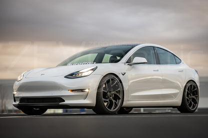 Rays VMF C-01 Tesla TM3/Y 20" (Set of four) Matte GunBlack / Rim Cut