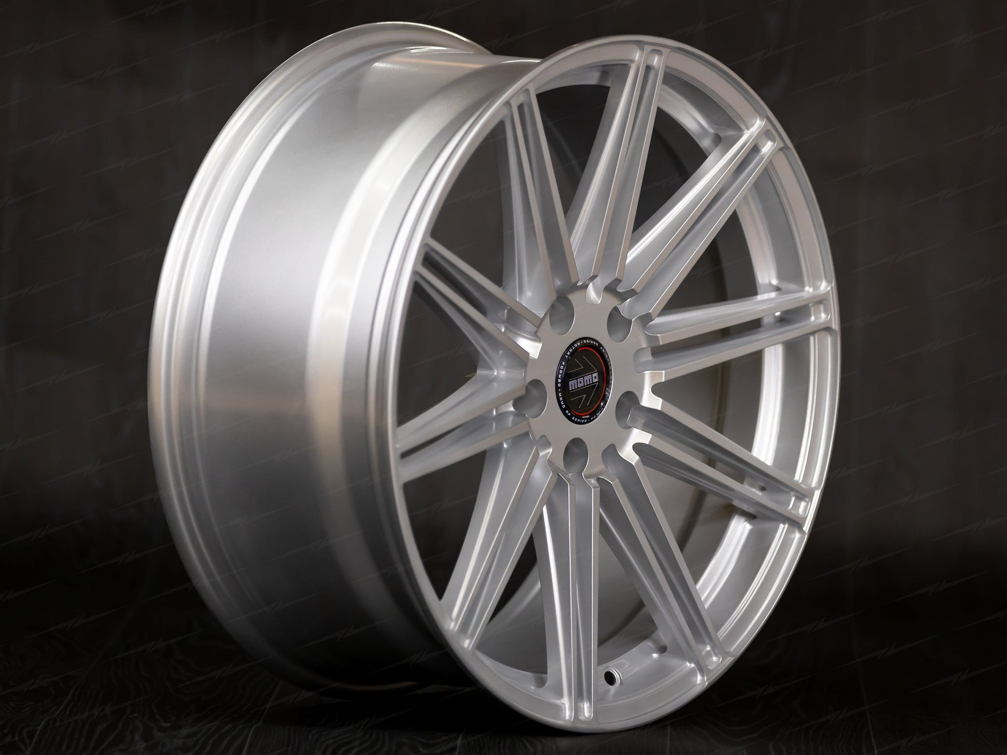 Model 3 Tire Package Momo Gloss Silver 19x8.5" (Set of four)