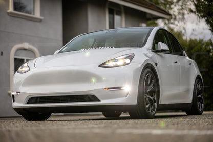 Rays VMF C-01 Tesla TM3/Y 20" (Set of four) Matte GunBlack / Rim Cut