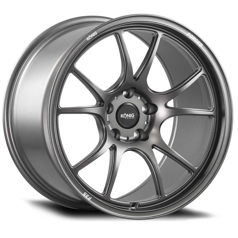 Konig Forged F3S Satin Charcoal 18" (Set of four)