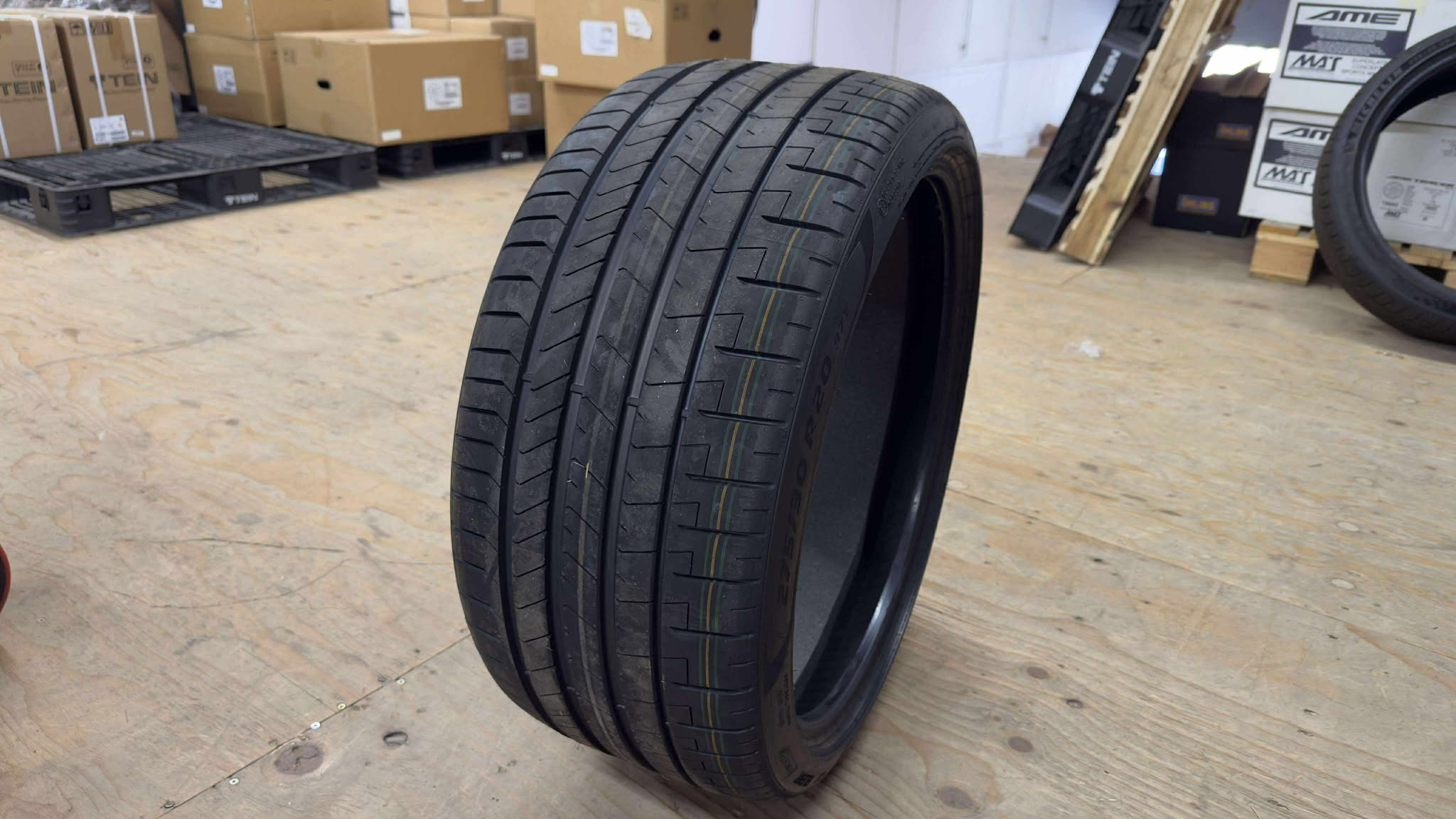 OEM 20" Model 3 Performance Pirelli PZ4 Tires 235 or 275 (Take Offs like new)
