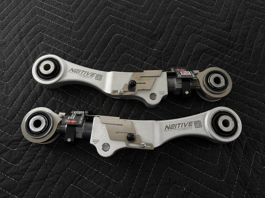 N2itive SX-2 Rear Adjustable Camber Arms (1 PAIR) For Tesla Model S/X, 2012 – 2020