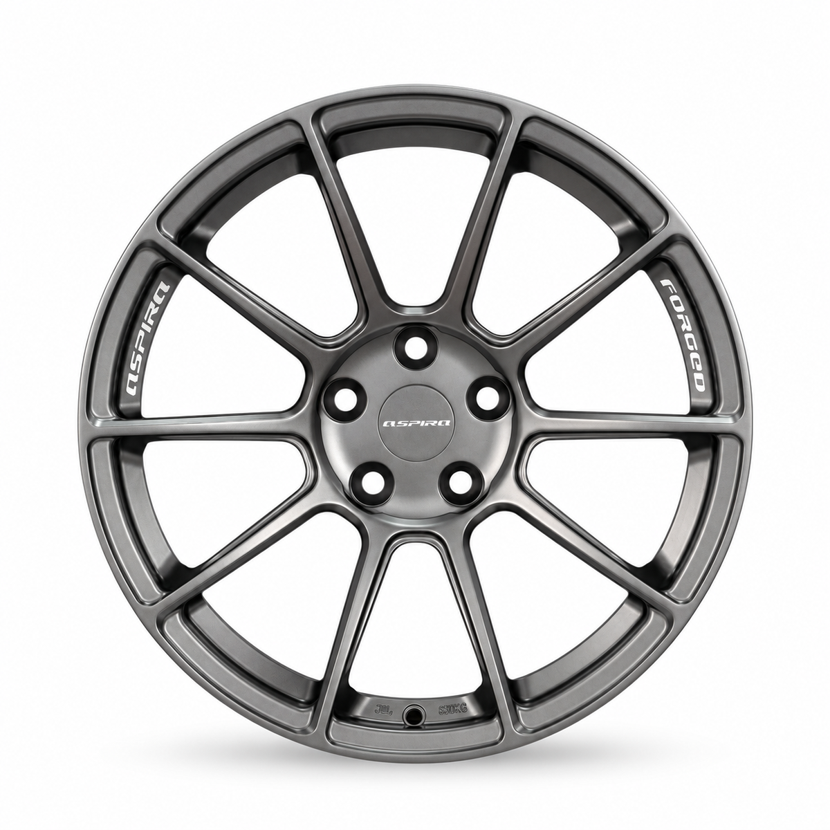 ASPIRA AF-10 Satin Graphite forged wheel