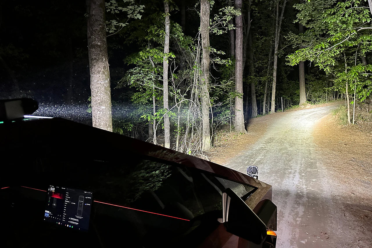 T Sportline - Tesla Cybertruck 50" LED Off Road Light Bar with Roof Top Quick Disconnect Kit