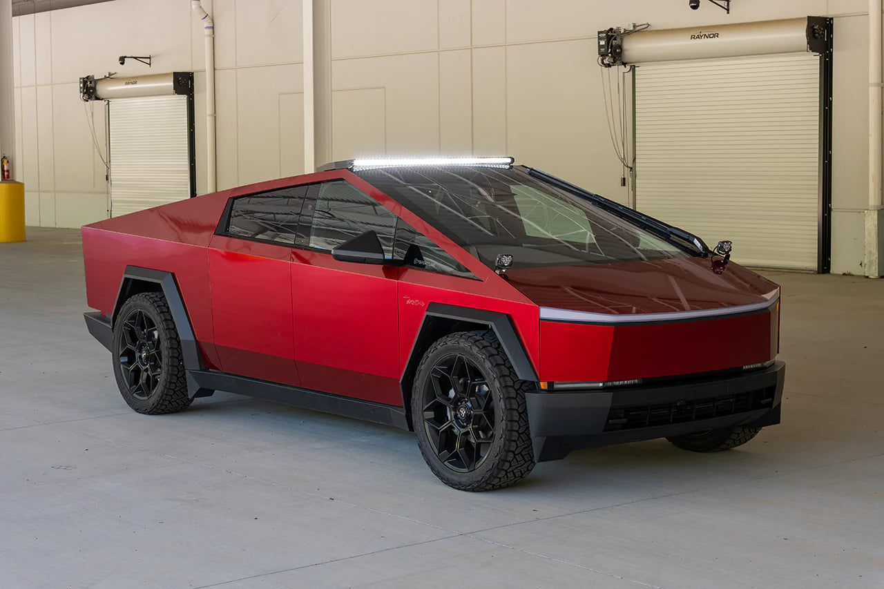 T Sportline - Tesla Cybertruck 50" LED Off Road Light Bar with Roof Top Quick Disconnect Kit