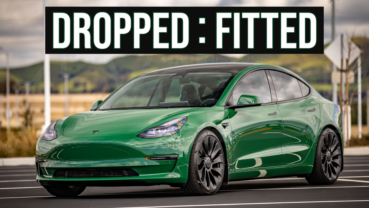 2018 - 2025 Model 3/Y SHOCKS ONLY OR Lowering Springs installed!!!!