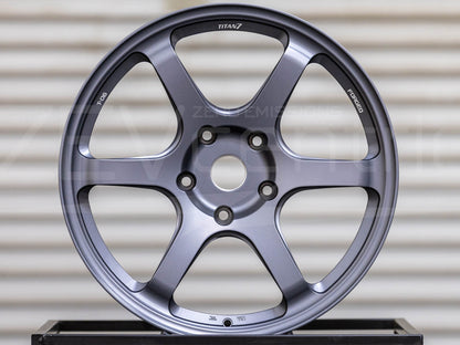 Titan7 T-D6e Rivian R1T R1S 20" SATIN TITANIUM (Set of four)