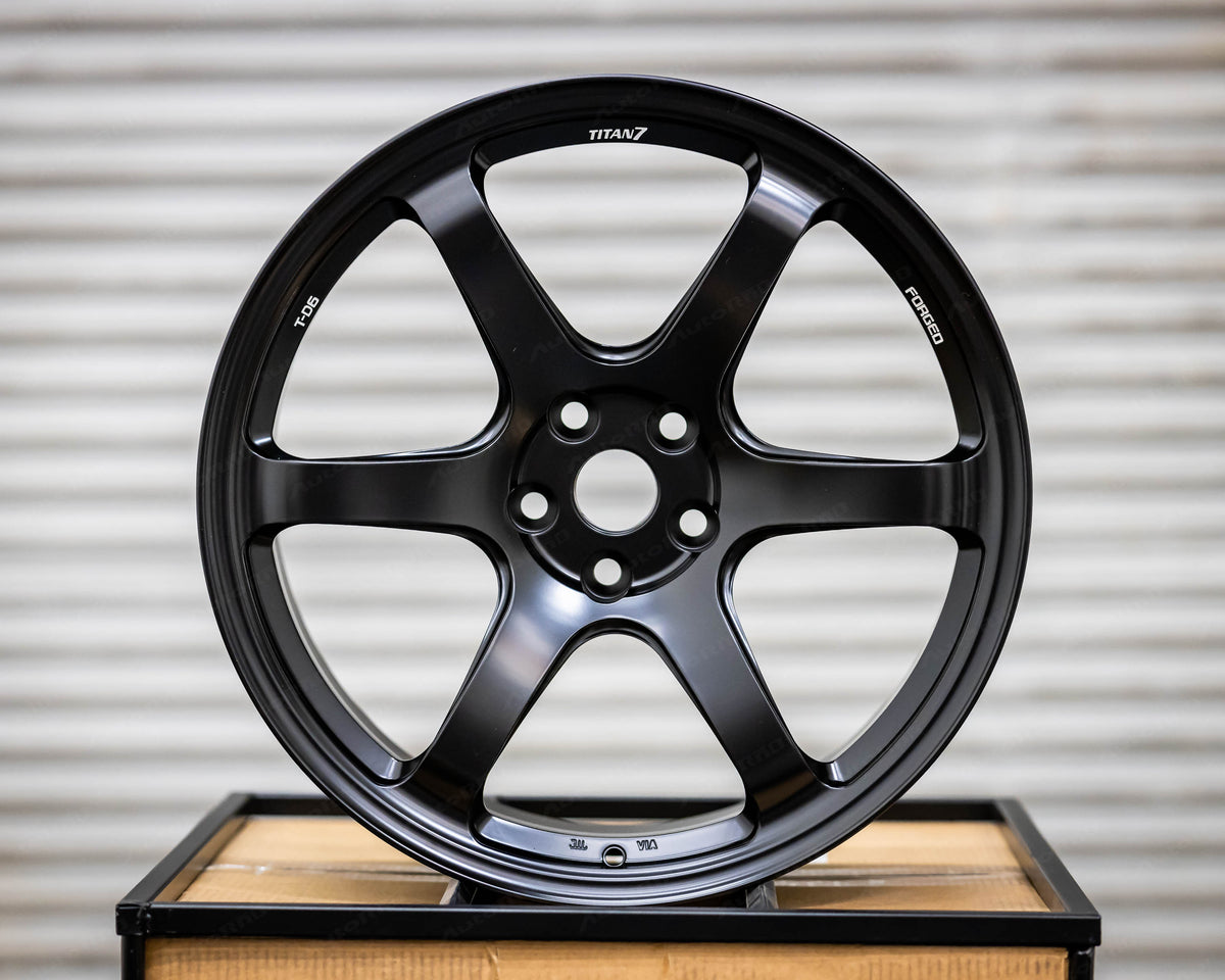 Titan7 T-D6e Rivian R1T R1S 20" MACHINE BLACK (Set of 4 or 5)