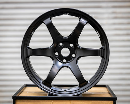 Titan7 T-D6e Rivian R1T R1S 20" MACHINE BLACK (Set of 4 or 5)