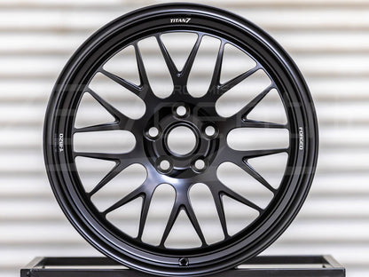 Titan7 T-M20 Tesla TM3/Y 19"(Set of four) Machine Black