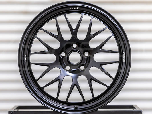 Titan7 T-M20 Tesla TM3/Y 19"(Set of four) Machine Black