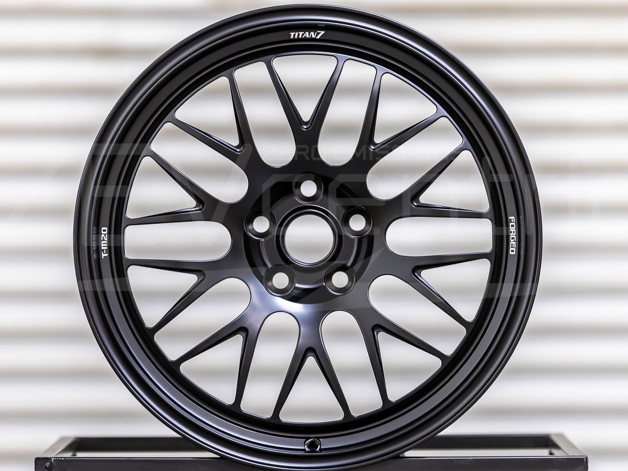 Titan7 T-M20 Tesla TM3/Y 19"(Set of four) Machine Black