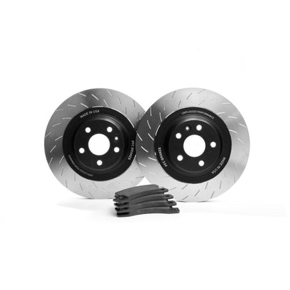 MODEL S PLAID & REFRESH – UP x PFC LARGE SWEEP BRAKE ROTOR AND PAD SET (FOR OEM CALIPER) (2021+)