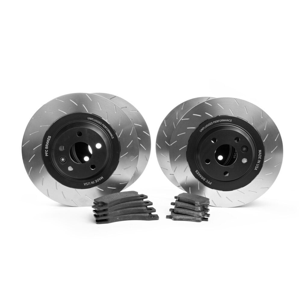 MODEL S PLAID & REFRESH – UP x PFC LARGE SWEEP BRAKE ROTOR AND PAD SET (FOR OEM CALIPER) (2021+)