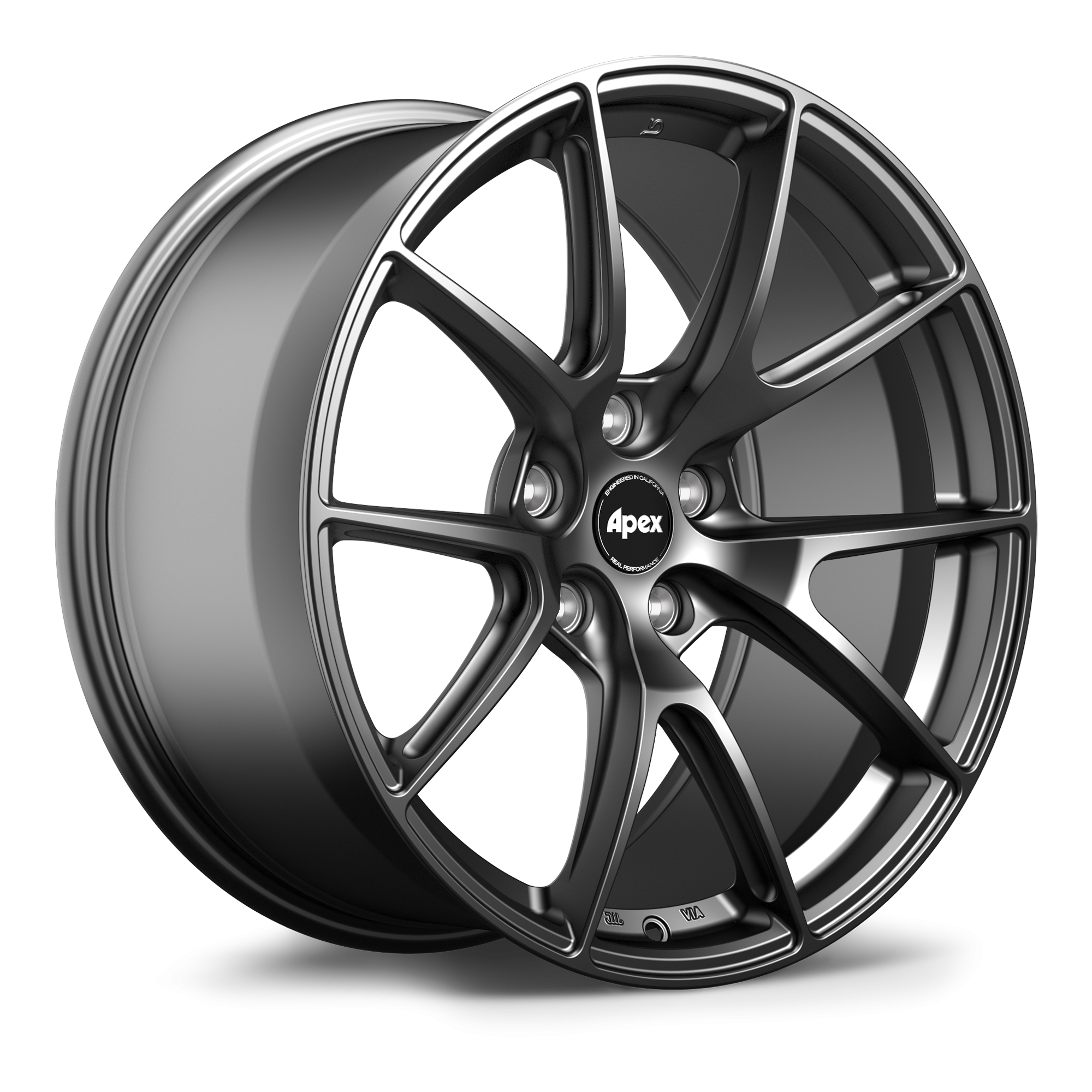 APEX VS-5 Satin Black (Set of Four)