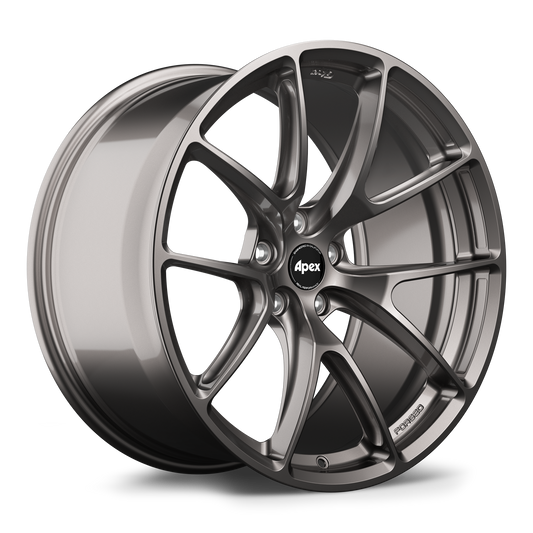 APEX VS-5RX forged wheel in Anthracite — manufacturer render