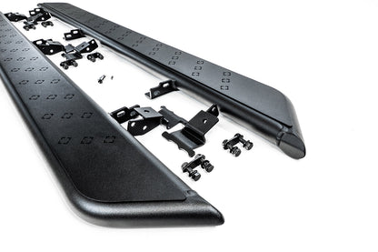 RIVIAN ALUMINUM R1 RMAXX RUNNING BOARDS WITH INSTALL: GEN 1 & 2