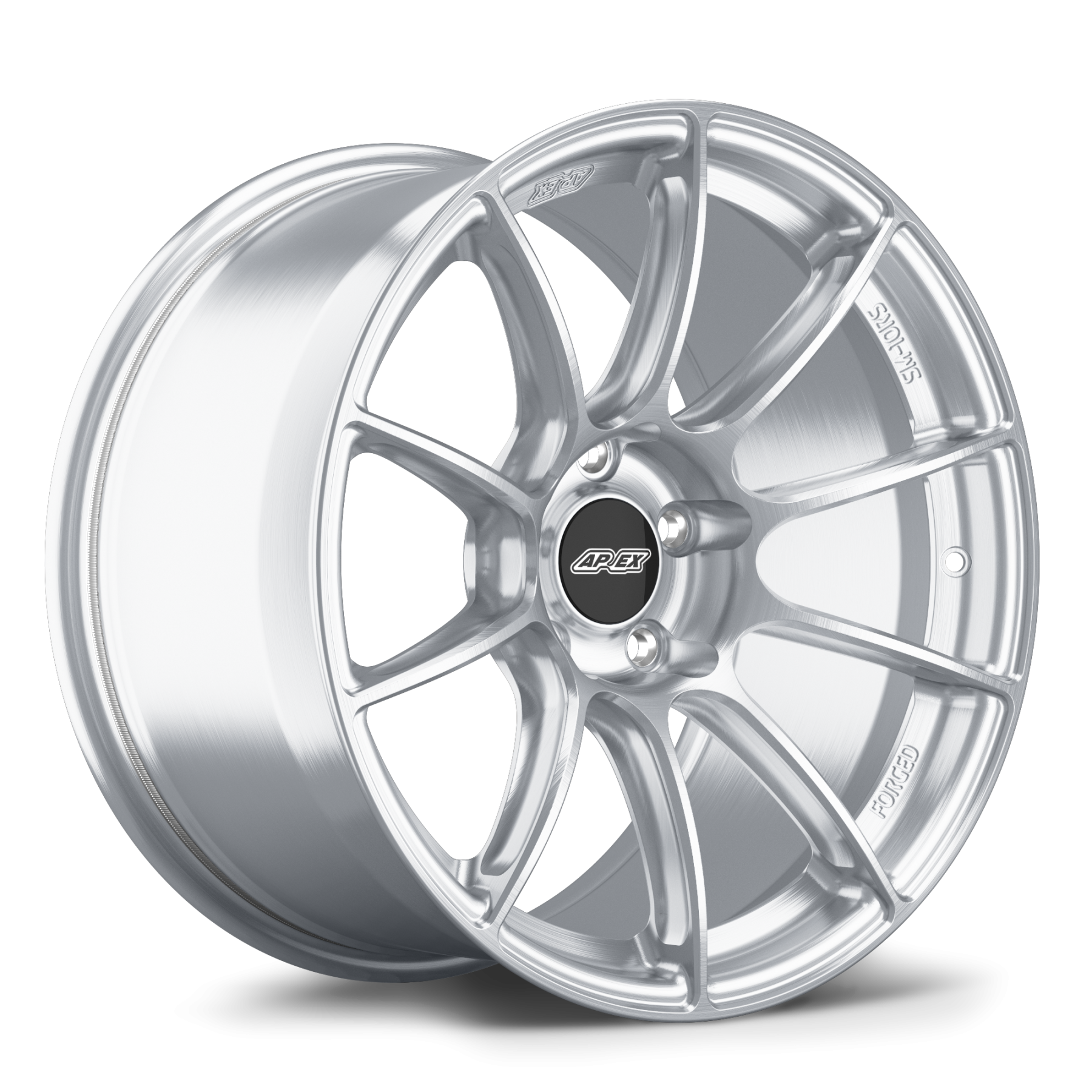 APEX SM-10RS Brushed Clear Forged Wheels (Set of Four)