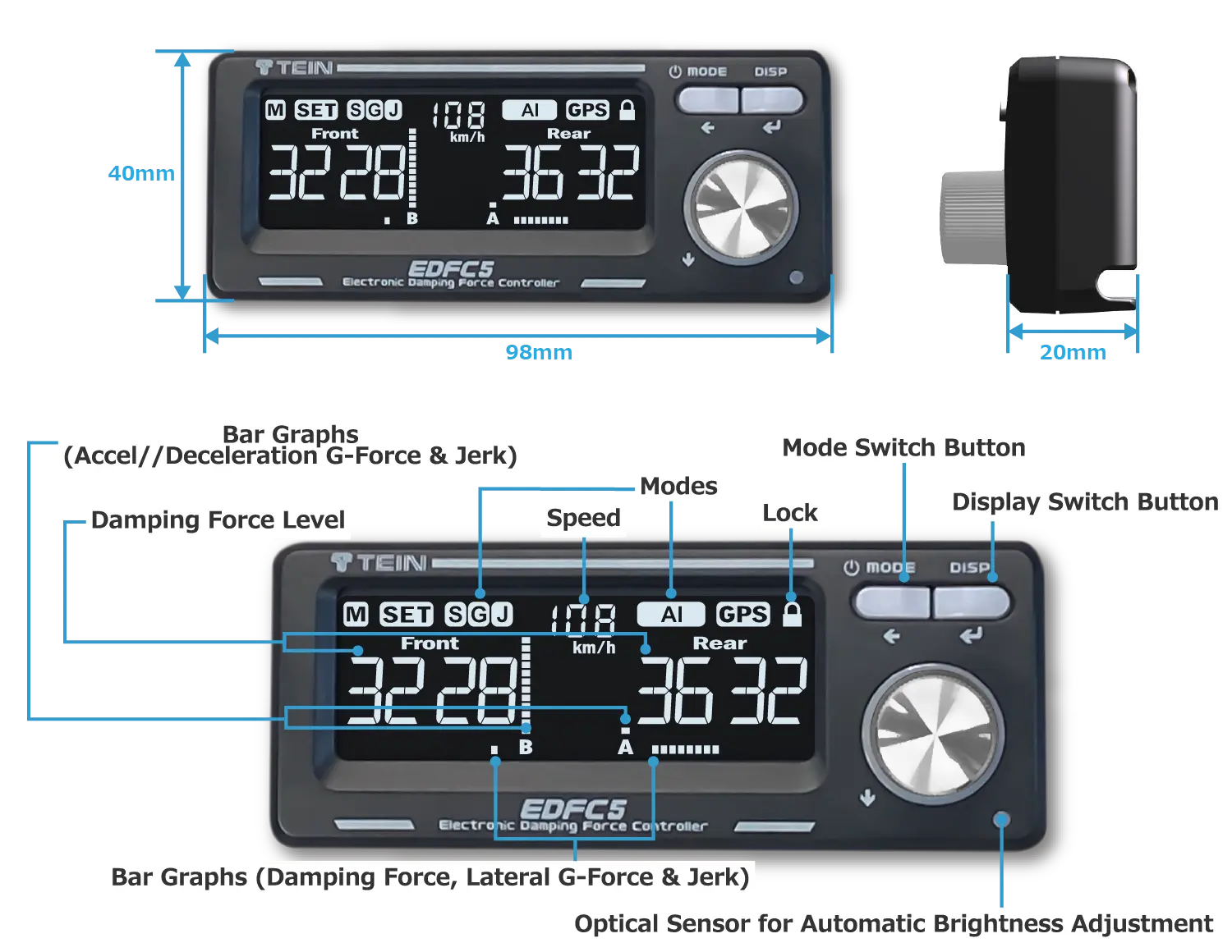 Tein EDFC5 + GPS