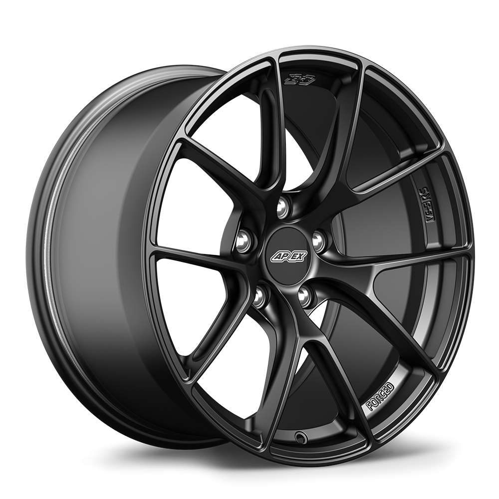 APEX VS-5RS Satin Black Forged Wheels (Set of Four)