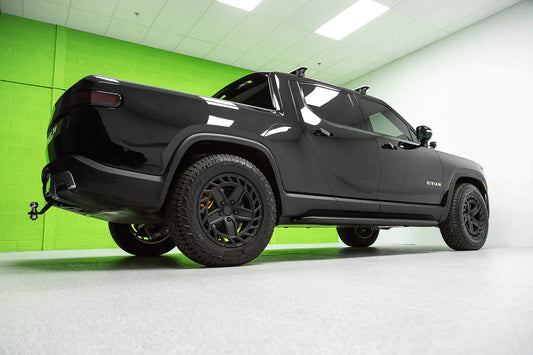 Team 1EV STEEL RMaxx Step Running Boards & Rock Sliders for Rivian R1S