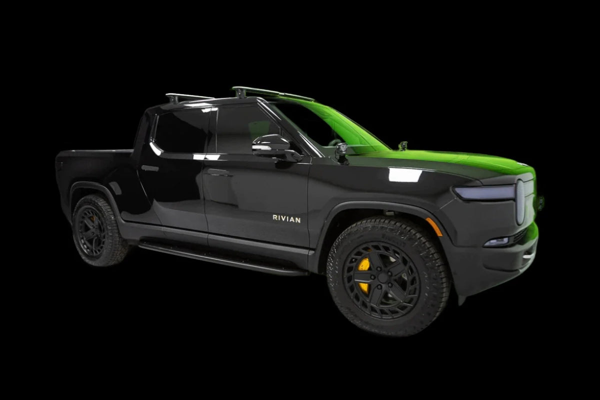 Team 1EV STEEL RMaxx Step Running Boards & Rock Sliders for Rivian R1S