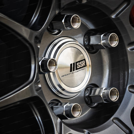 SSR GT Series Center Caps Aluminum B - Type (Set of Four)