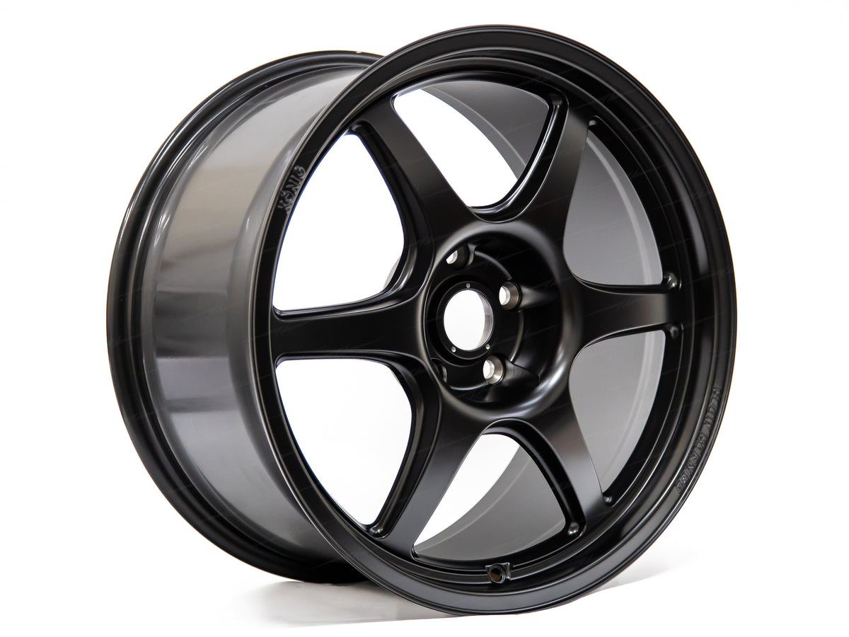 Konig Hexaform Matte Black (Set of four)