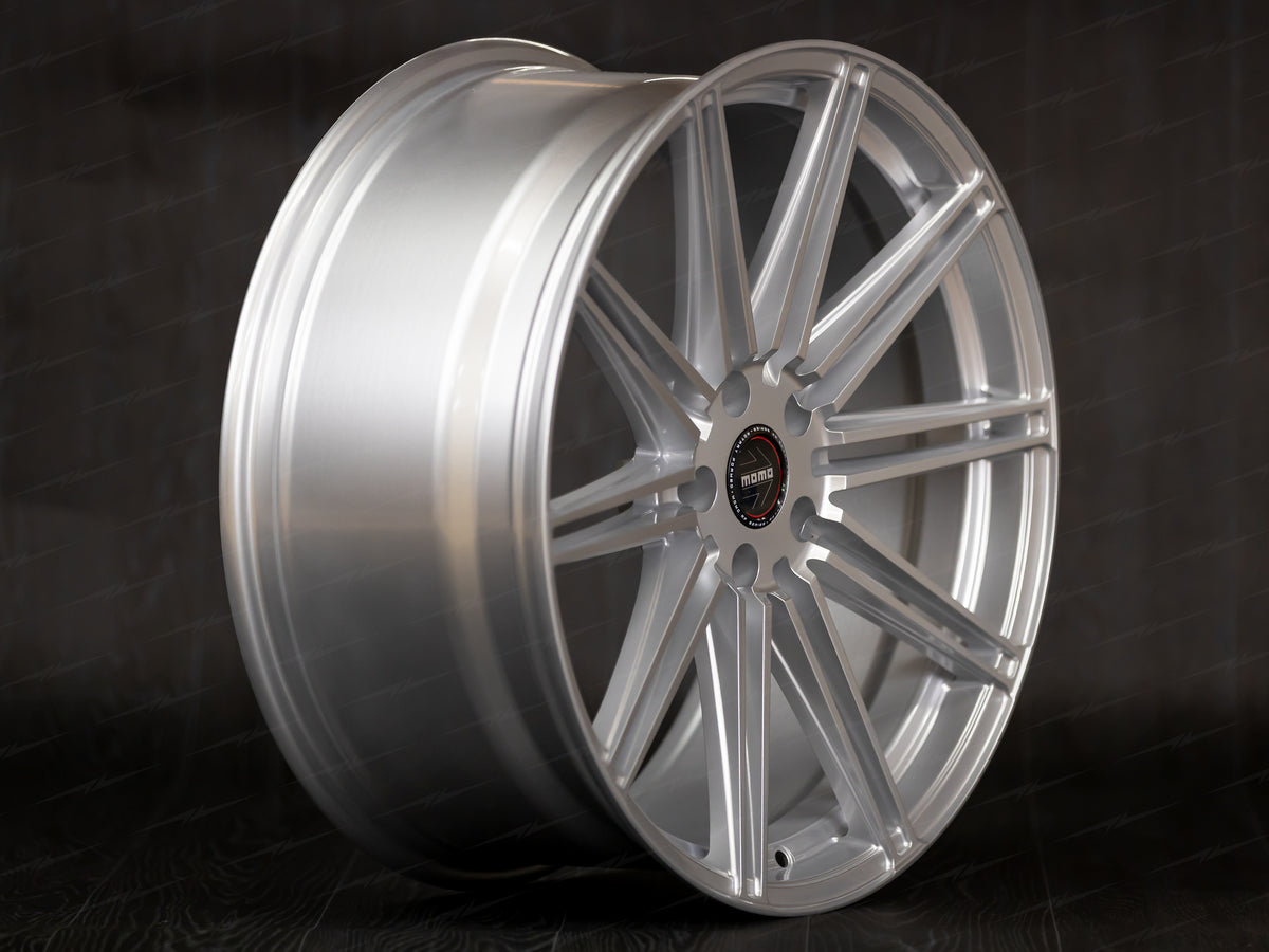 Momo Barletta Gloss Silver 19x8.5" (Set of four)