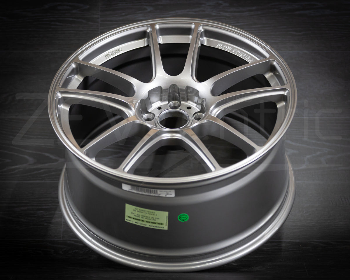 Konig Heliogram Titanium Metallic (Set of four)