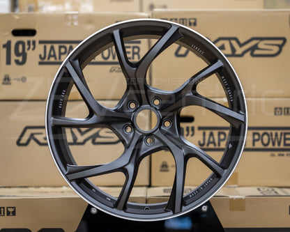 Rays VMF C-01 Tesla TM3/Y 20" (Set of four) Matte GunBlack / Rim Cut