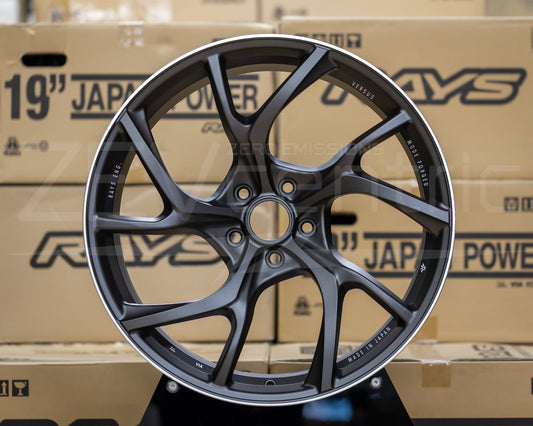 Rays VMF C-01 Tesla TM3/Y 20" (Set of four) Matte GunBlack / Rim Cut