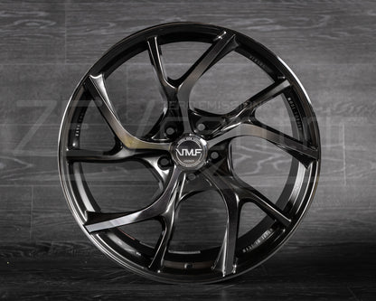 Rays VMF C-01 Tesla TM3/Y 20" (Set of four) Shining Black Metal / Diamond Cut