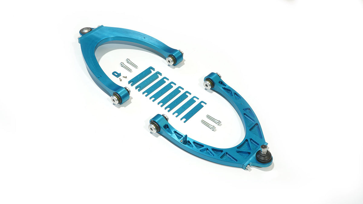 MPP Front Upper Control Arms + Air Drop Kit for Tesla Model S Plaid and Long Range