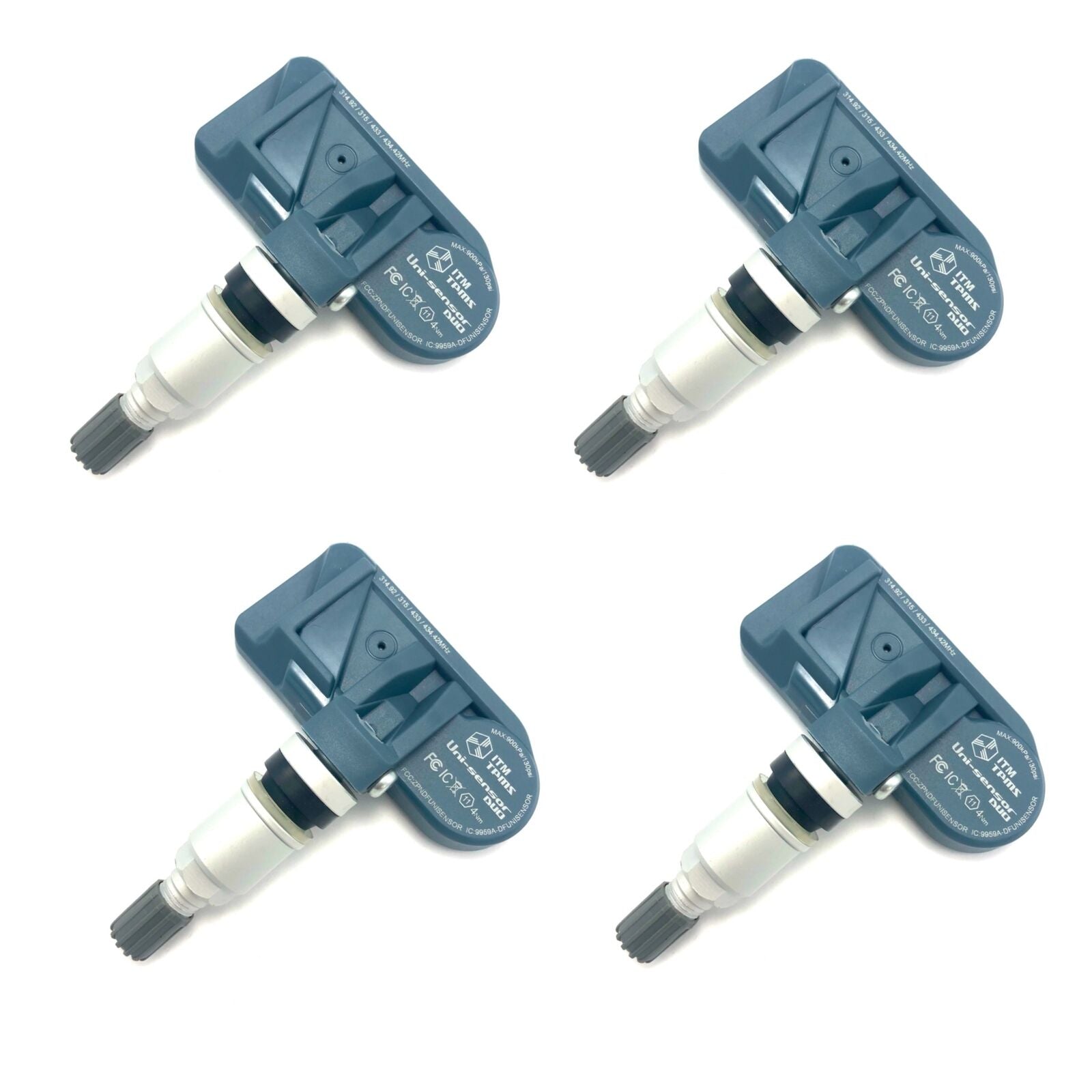 Tesla Model 3/S/X 433MHz  or Bluetooth TPMS "Various Colors" 2012+ (set of four)