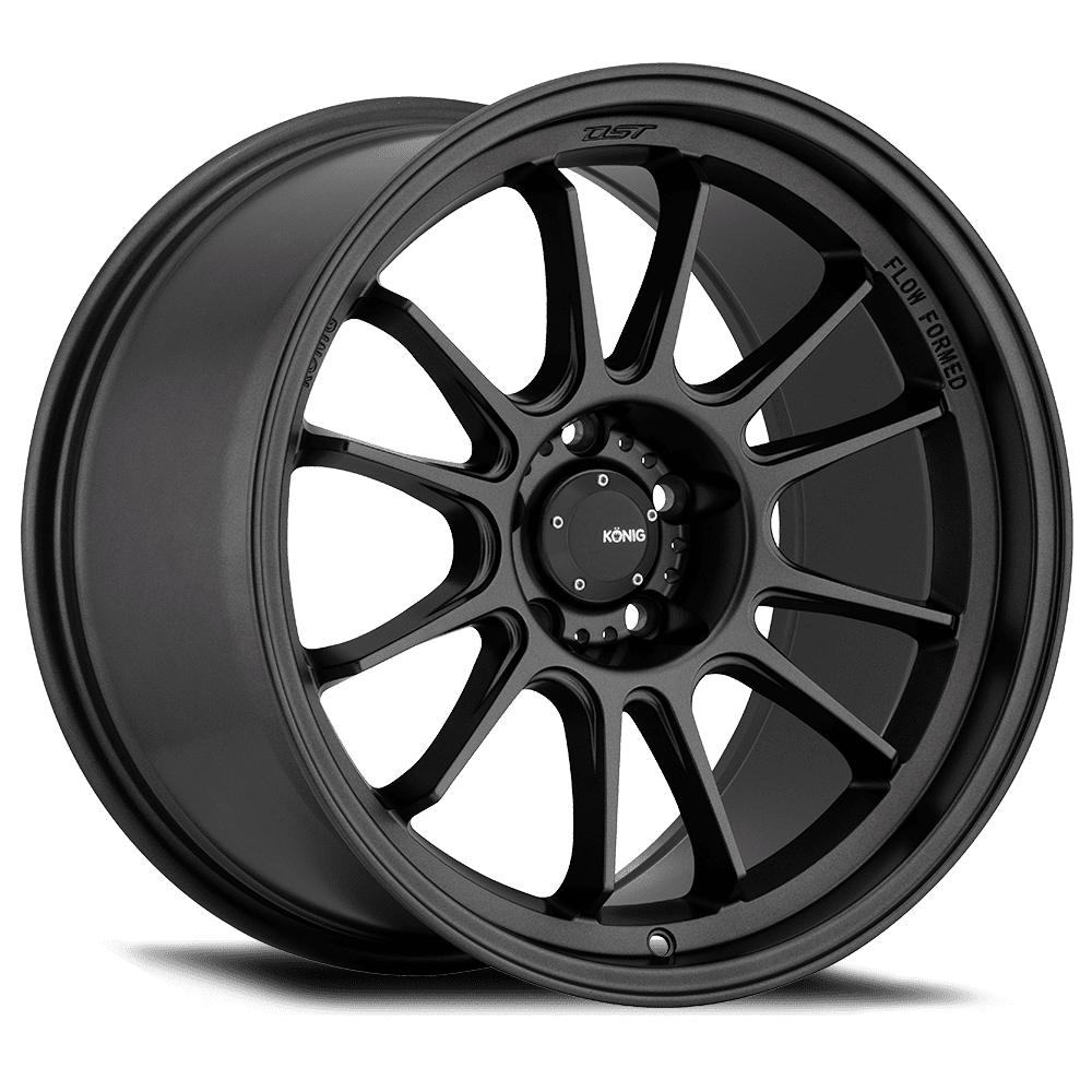 Konig Hypergram Matte Black 18" / 19"  (Set of four)