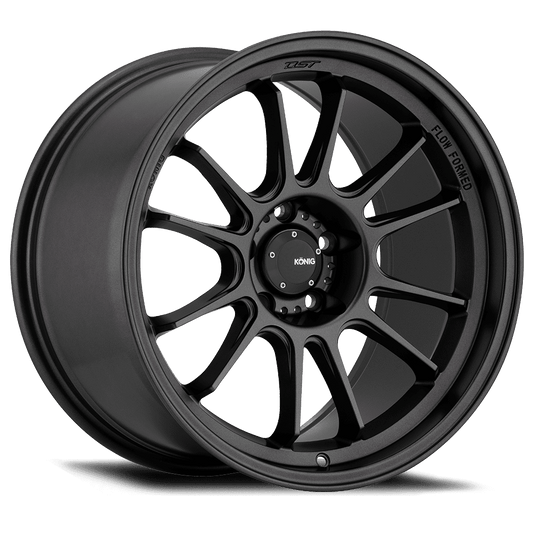 Konig Hypergram Matte Black 18" / 19"  (Set of four)
